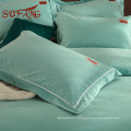 See you again Romantic mint green Pima cotton bed sheet sets with fashion designs